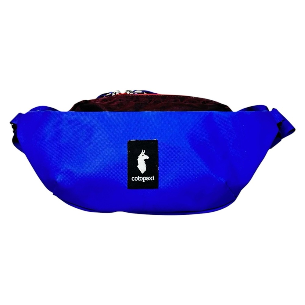 Cotopaxi Hip Pack Fanny Pack Waist Belt Bag Cobalt Blue Burgundy Red Adjustable - Picture 2 of 16